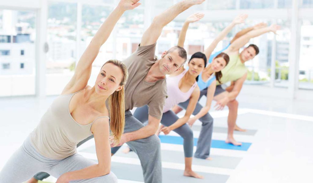 Yoga Gruppe